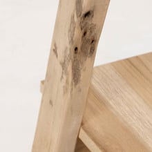 Natural Jafar Recycled Teak Wood Bench